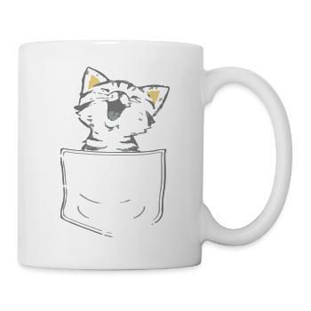Kitten in my pocket! - Mug - white - Right