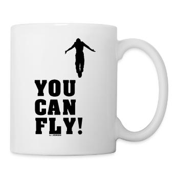 you can fly high BLACK - Mug - white - Right