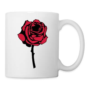 rose - Mug blanc - blanc - Droite