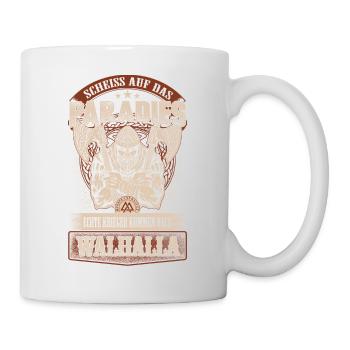 Auf nach Walhalla - Tasse - Weiß - Rechts