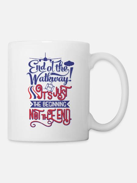 Bangkok Airport "End of the Walkway" - Mug - white