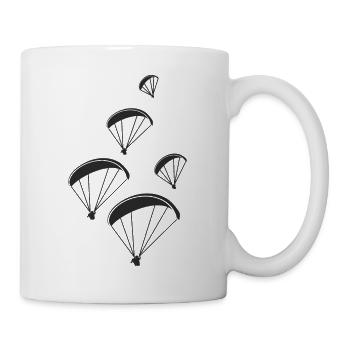 team paragliding - Tasse - Weiß - Rechts