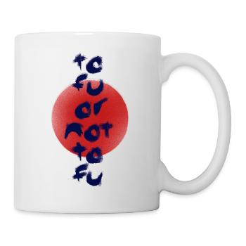Tofu ou pas tofu - Mug blanc - blanc - Droite