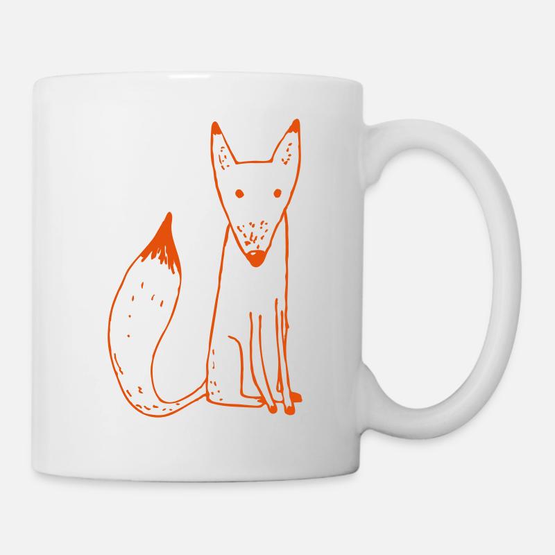 renard5mam - Tasse - Weiß
