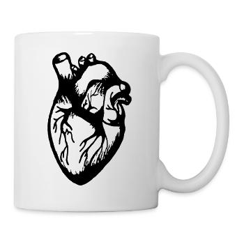 heart - Mug - white - Right