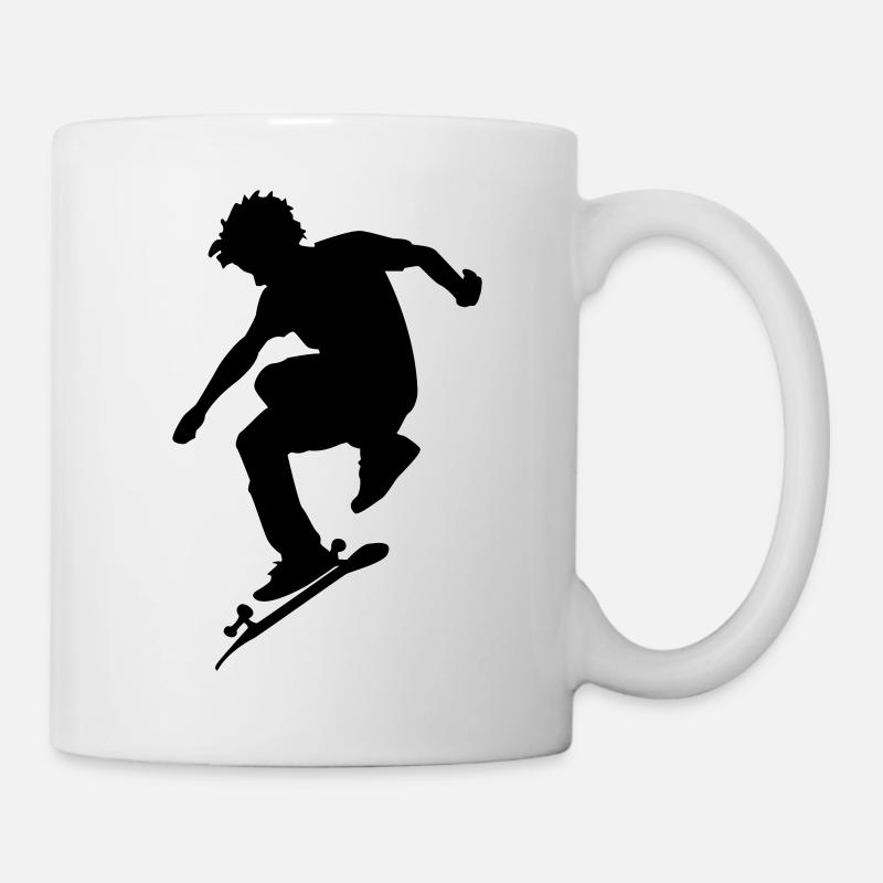 Skateboarder - Mug - white
