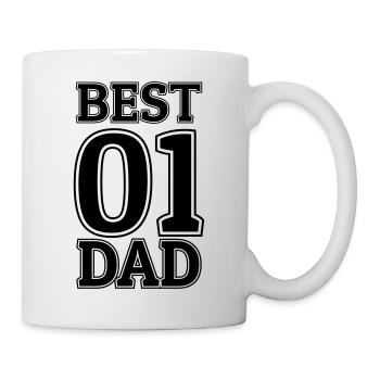 Le meilleur papa - Mug blanc - blanc - Droite