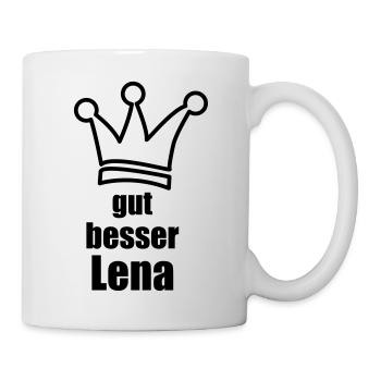 Lena - Tasse - Weiß - Rechts