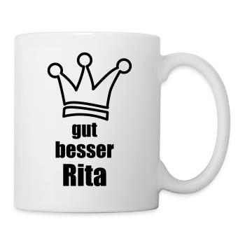 Rita - Tasse - Weiß - Rechts