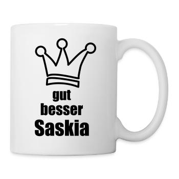 Saskia - Tasse - Weiß - Rechts