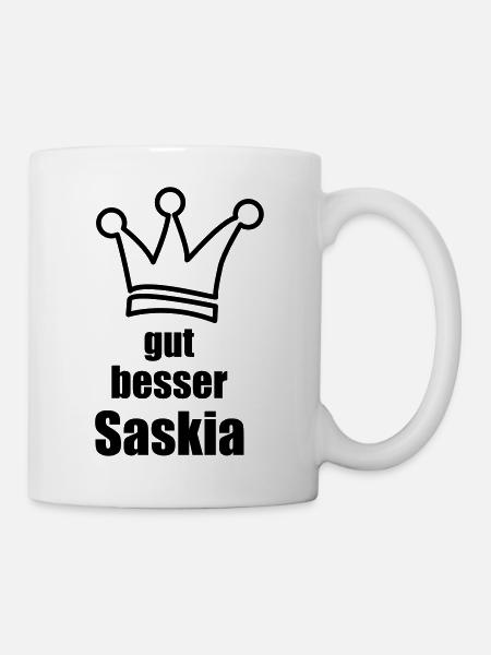 Saskia - Tasse - Weiß