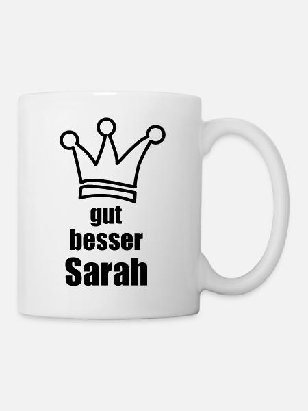 Sarah - Tasse - Weiß