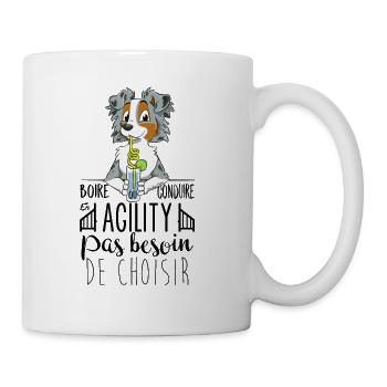 Boire ou Conduire - Berger Australien - Mug blanc - blanc - Droite