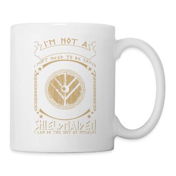 Je suis une écuyère - fr - Mug blanc - blanc - Droite