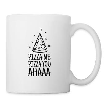 Pizza, Pizza, Pizza - Mug blanc - blanc - Droite