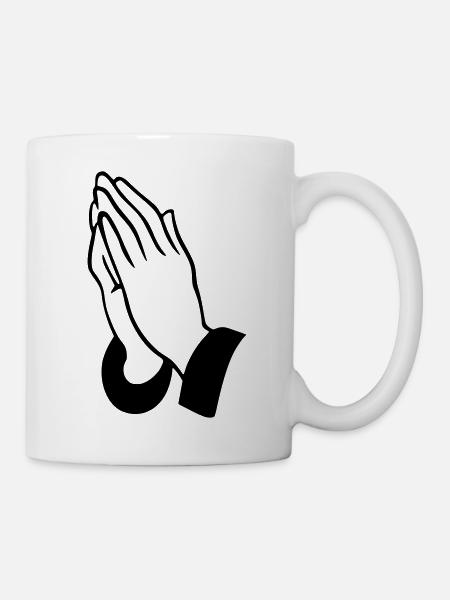 Beten - Tasse - Weiß