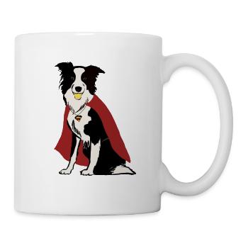 Flyball Border Collie Superdog - Tasse - Weiß - Rechts