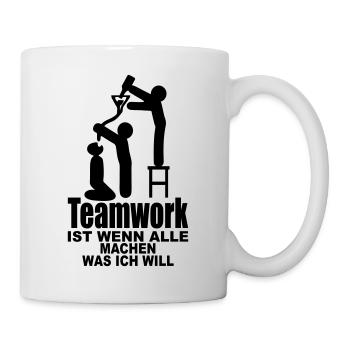 teamwork malle mallorca - Tasse - Weiß - Rechts
