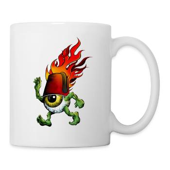 On Fire - Tasse - Weiß - Rechts
