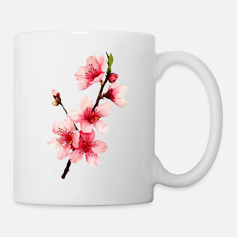 Cherry Blossom - Mug - white
