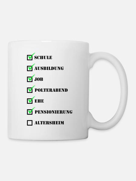 retirement - Mug - white