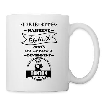Tonton,cadeau oncle - Mug blanc - blanc - Droite