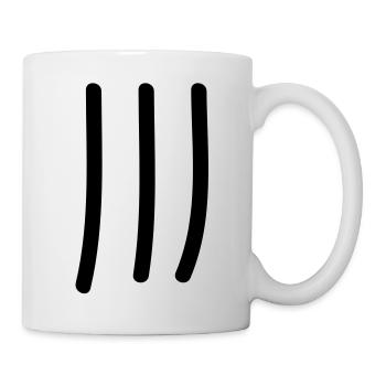 tage_zaehlen_3 - Tasse - Weiß - Rechts