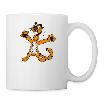 Tiger - Tasse - Weiß - Rechts