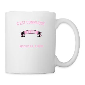 Inspectrice - Mug blanc - blanc - Droite