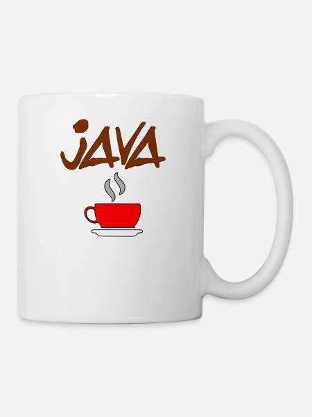 java kaffee - Tasse - Weiß