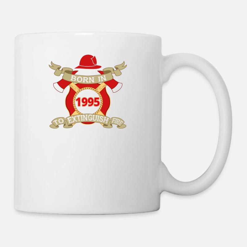 Born 1995 Fire Fire Department - Mug - white