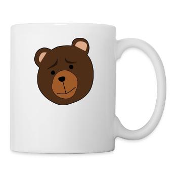ours en peluche - Mug blanc - blanc - Droite
