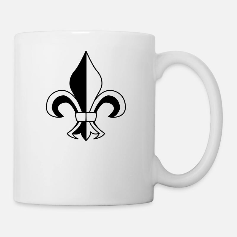 Fleur de Lis - Tasse - Weiß