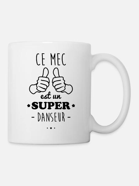 Mec super danseur - Mug blanc - blanc