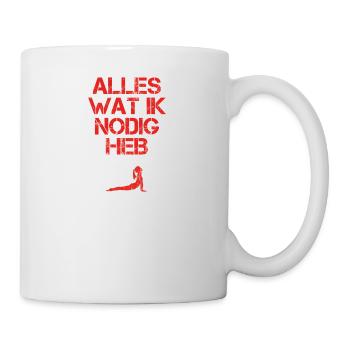presentje wat ik nodig ballet yoga 3 - Tasse - Weiß - Rechts