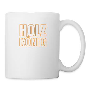 HOLZ KÖNIG - Tasse - Weiß - Rechts