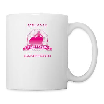 Geschenk Perfekte Mischung aus Prinzessin Melanie - Tasse - Weiß - Rechts