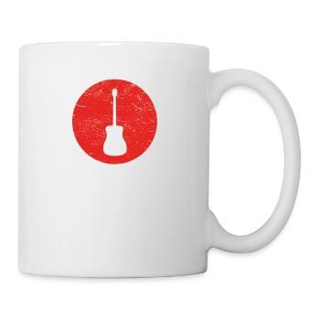 Geschenk gitarre guitar acoustic - Tasse - Weiß - Rechts