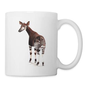 Okapi - Tasse - Weiß - Rechts