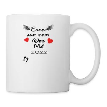 Baby geburt geschenk mama papa weg 2022 Mai - Tasse - Weiß - Rechts