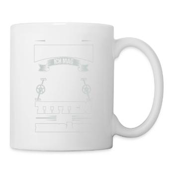 Titten und Fahrräder - Tasse - Weiß - Rechts