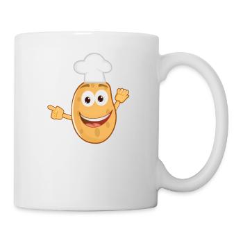 kartoffeln potato halloween gemuese vegetables30 - Tasse - Weiß - Rechts
