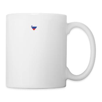 home roots queen love from heart Slowenien png - Tasse - Weiß - Rechts