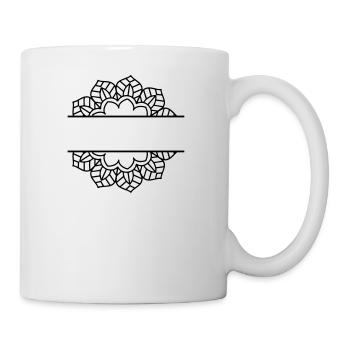 Mandala - Tasse - Weiß - Rechts