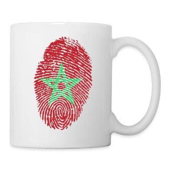 Footprint von Marokko - Tasse - Weiß - Rechts