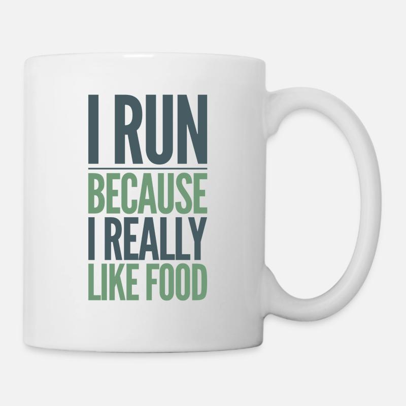 Lauf - Tasse - Weiß