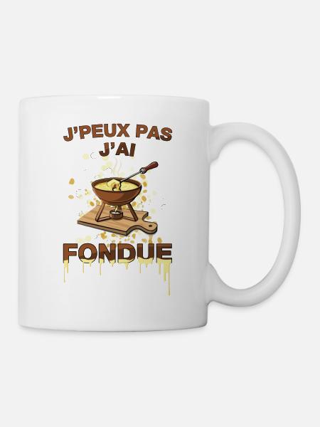 J'ai fondue - Mug blanc - blanc