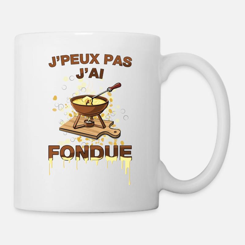 J'ai fondue - Mug blanc - blanc