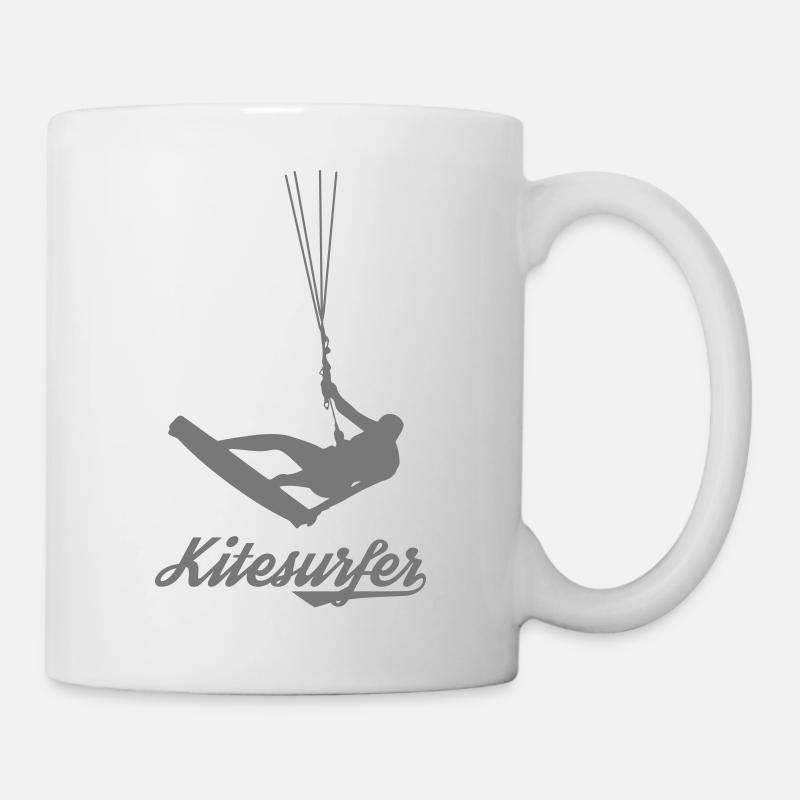 Kitesurfer - Tasse - Weiß