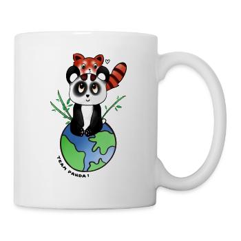 Team Panda - Tasse - Weiß - Rechts